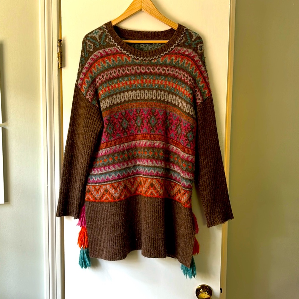 Alpaca cotton sweater